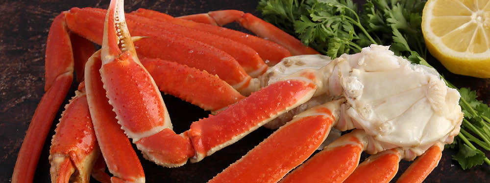 Crab Legs on a plate